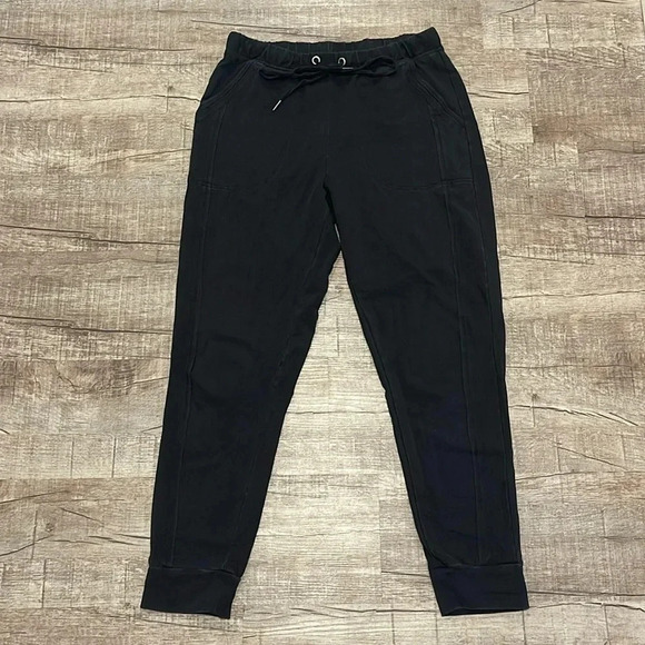 Anthropologie Saturday Sunday - Black Casual Drawstring Joggers - Size Small - Picture 1 of 9